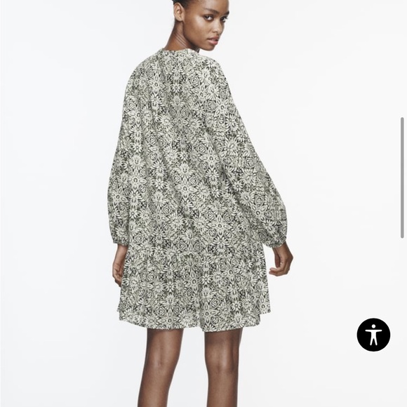 Zara Mini Flowy Dress - Picture 4 of 4